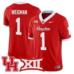Mens Youths Kids Conner Weigman Red Stitched Jersey vapor